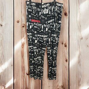 Brief Insanity Men's Indiana Words Pajama Lounge Pants Size XL